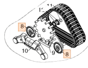 Колесо HUSQVARNA 5808120-01 5808120-01 от 11.11.2020 18:10:07