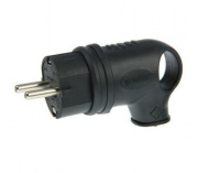 Вилка сетевая угловая (каучук) с кольцом IP20  D16-385 от 20.04.2020 12:51:35